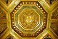 City Hall Board of Supervisors chambers ceiling detail. San Francisco, CA.
