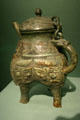 China: wine vessel in Asian Art Museum. San Francisco, CA.