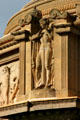 Sculpted muscular figure on facade of Palace of Fine Arts. San Francisco, CA.