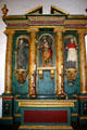 Left side altar of Mission Dolores. San Francisco, CA.