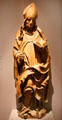 St Boniface wood carving from Germany at Legion of Honor Museum. San Francisco, CA.