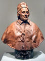 Terracotta bust of Pope Clement XII by Edmé Bouchardon of France at Legion of Honor Museum. San Francisco, CA.