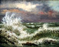 The Wave painting by Gustave Courbet at Legion of Honor Museum. San Francisco, CA.