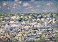 Waves Breaking painting by Claude Monet at Legion of Honor Museum. San Francisco, CA.