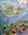 Water Lilies painting by Claude Monet at Legion of Honor Museum. San Francisco, CA.