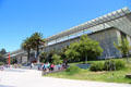 California Academy of Science surrounded by solar panel overhang. San Francisco, CA.