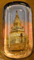 Glass paperweight shows Tower of Jewels of Panama-Pacific International Exposition in private collection. San Francisco, CA.