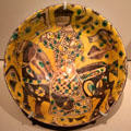 Earthenware bowl with horse & rider from Eastern Iran at Asian Art Museum. San Francisco, CA.
