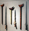 Kris daggers from Sumatra, Indonesia at Asian Art Museum. San Francisco, CA