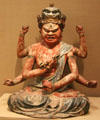 Esoteric Buddhist king of passion Ragaraja from Japan at Asian Art Museum. San Francisco, CA.