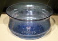 Glass bowl from China at Asian Art Museum. San Francisco, CA.