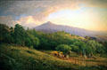 Broadside of Mount Tamalpais painting by William Keith at de Young Museum. San Francisco, CA.