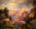 Grand Canyon with Rainbow painting by Thomas Moran at de Young Museum. San Francisco, CA.