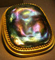 Favrile glass paperweight by Louis Comfort Tiffany at de Young Museum. San Francisco, CA.