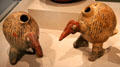 Nayarit earthenware pair of turkeys from West Mexico at de Young Museum. San Francisco, CA.