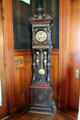 German tall clock in hall original to Haas-Lilienthal House. San Francisco, CA.