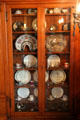 Dining room china cabinet at Haas-Lilienthal House. San Francisco, CA.