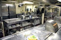 Mess kitchen of USS Hornet CV-12. Alameda, CA.