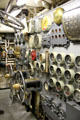 Engine room controls on USS Hornet CV-12. Alameda, CA.