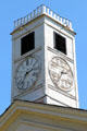Mariposa Courthouse cupola with English-made clock. Mariposa, CA.