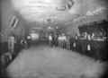Antique photo of Coulterville Hotel bar at Northern Mariposa County Museum. Coulterville, CA.
