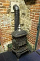 Ornate coal heating stove at Tuolumne County Museum. Sonora, CA.