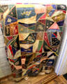 Sugg family crazy quilt at Tuolumne County Museum. Sonora, CA