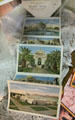 Post cards in accordion format from Panama-Pacific Exposition at Tuolumne County Museum. Sonora, CA.