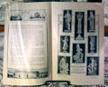 Page from prospectus showing statues to be erected at Panama-Pacific Exposition at Tuolumne County Museum. Sonora, CA.