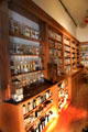 Shelves of medicines in drug store at Columbia State Historic Park. Columbia, CA.
