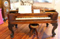 Square grand piano by Hallet, Davis & Company, Boston, transported around The Horn at Angels Camp Museum. Angels Camp, CA.