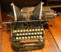 The Oliver Standard Visible Writer from Chicago at Calaveras County Downtown Museum. San Andreas, CA.