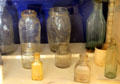 Vintage glass bottles at Fountain & Tallman Museum. Placerville, CA.