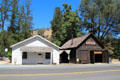 Monroe House & General Blacksmithing & Horseshoeing building on Main St. at Marshall Gold Discovery SHP. Coloma, CA.