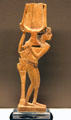 Cosmetic spoon carved as nude in wood at Rosicrucian Egyptian Museum. San Jose, CA