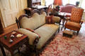 Sofa in back parlor at Pardee Home Museum. Oakland, CA.