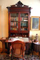 Fold open desk & bookcase at Pardee Home Museum. Oakland, CA.