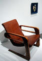 Airline chair by Kem Weber at Oakland Museum of California. Oakland, CA.