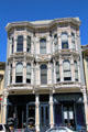 Dunn's commercial building with cast iron facade by City Iron Works, Low & Chartrey of Fremont St., S.F. Oakland, CA.