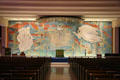Mosaic reredos by Lumen Martin Winter in lower Catholic chapel of USAF Academy Chapel. Colorado Springs, CO.