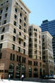 E-shaped facade of Equitable Building to allow more window offices. Denver, CO.