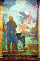 Agriculture mural by Alan True in rotunda of Colorado State Capitol. Denver, CO.