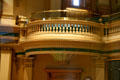 Corner of House chamber of Colorado State Capitol. Denver, CO.