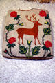 Klikitat beaded handbag with stag design at Denver Art Museum. Denver, CO.
