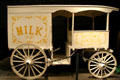 Horse-drawn milk wagon at Forney Museum. Denver, CO
