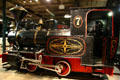 Elaborate decoration of German locomotive nr 7 at Forney Museum. Denver, CO.