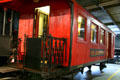 Rail combo car built in Sweden at Forney Museum. Denver, CO.