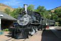 Denver & Rio Grande 2-8-0 steam locomotive #683 built by Baldwin at Colorado Railroad Museum. CO.