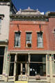 Ignatz Meyer building served as dry goods store, newspaper office, saloon & other functions over time. Central City, CO.
