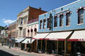 Streetscape along Main Street with Harris Block. Central City, CO.